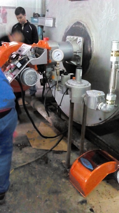 高士线业（深圳）工厂锅炉节能改造施工图片（图三）