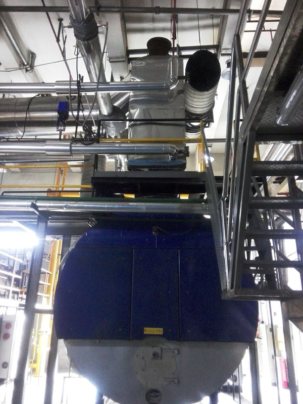 广州百特医疗蒸汽锅炉烟温余热自控节能设计改造工程